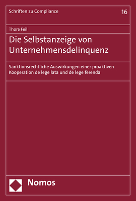 Die Selbstanzeige von Unternehmensdelinquenz