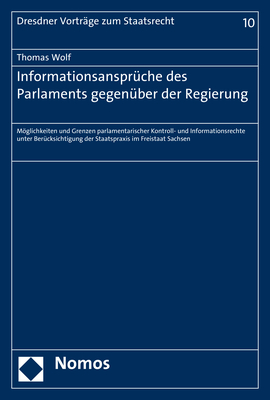 Informationsansprüche des Parlaments gegenüber der Regierung