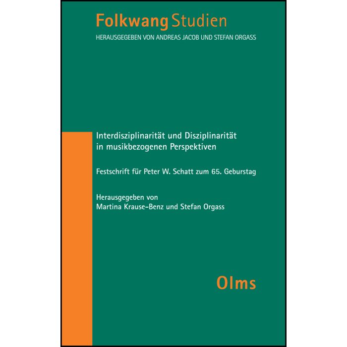 Interdisziplinarität und Disziplinarität in musikbezogenen Perspektiven