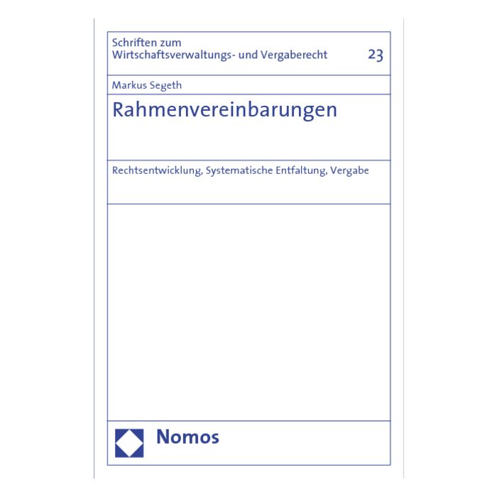 Rahmenvereinbarungen