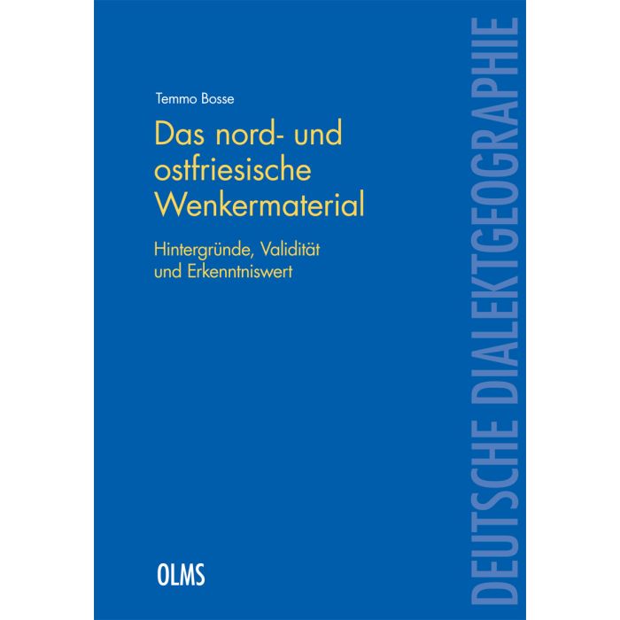 Das nord- und ostfriesische Wenkermaterial