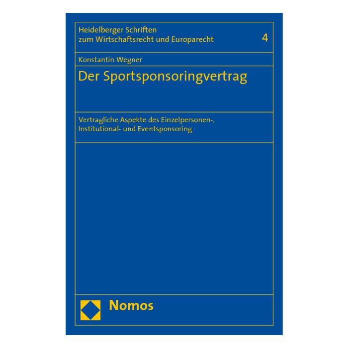 Der Sportsponsoringvertrag