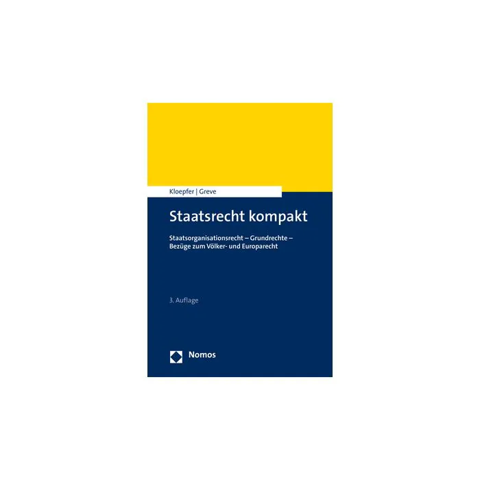 Staatsrecht kompakt - 978-3-8487-5544-8 | Nomos