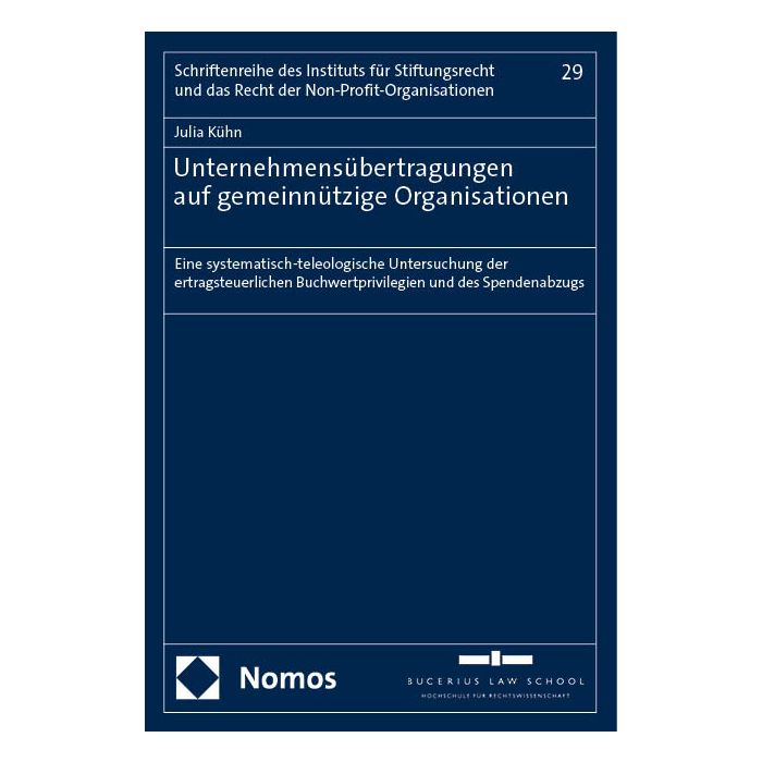 Unternehmensübertragungen auf gemeinnützige Organisationen