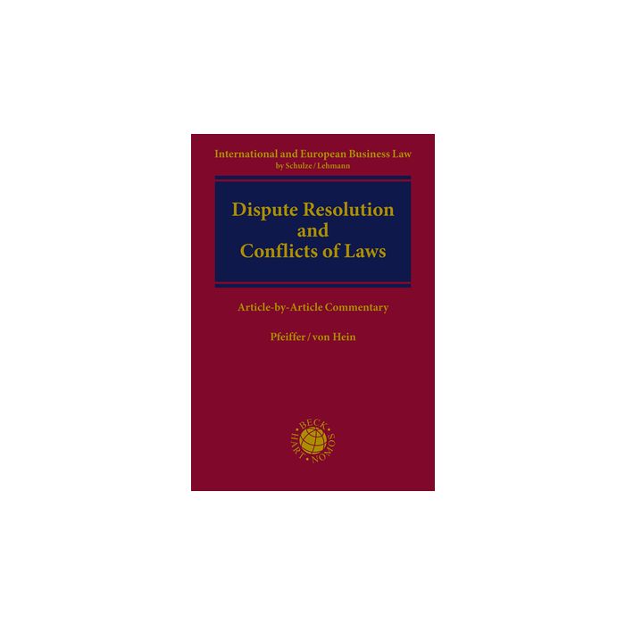 Dispute Resolution and Conflict of Laws