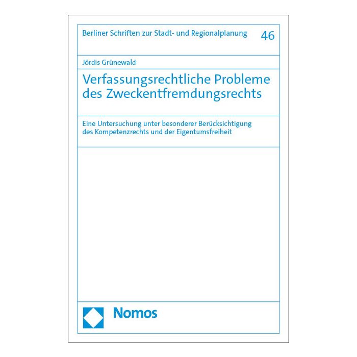 Verfassungsrechtliche Probleme des Zweckentfremdungsrechts