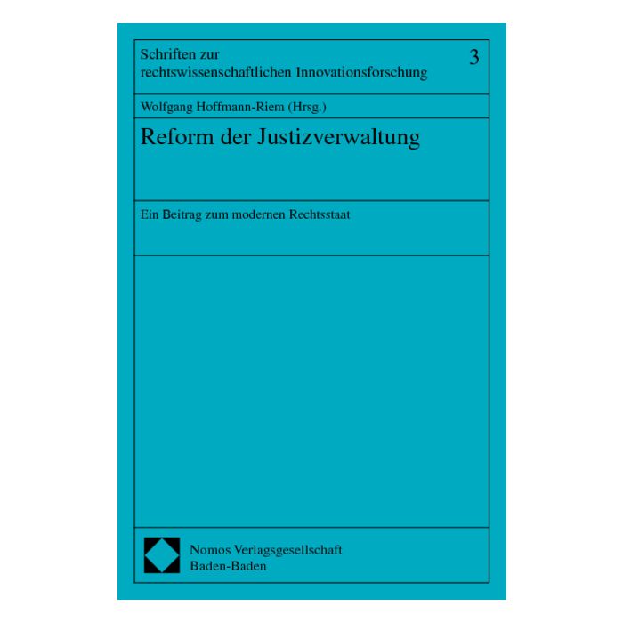 Reform der Justizverwaltung