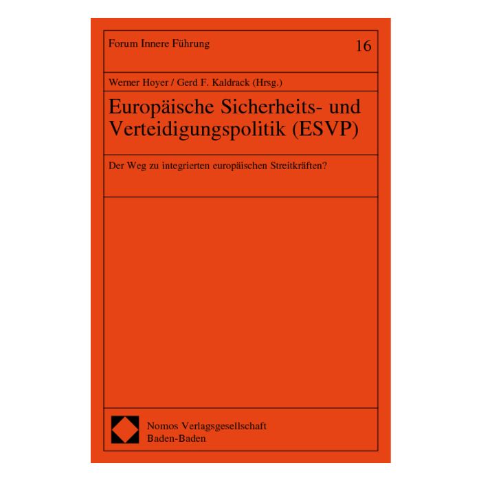 Europäische Sicherheits- und Verteidigungspolitik (ESVP)