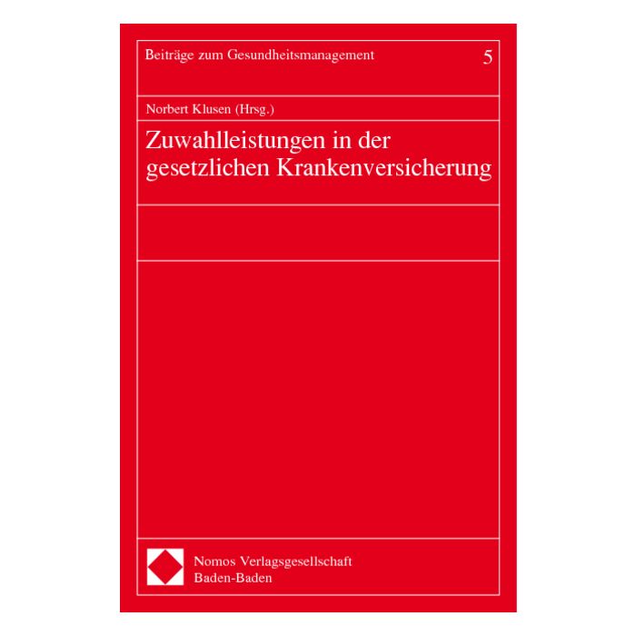 Zuwahlleistungen in der gesetzlichen Krankenversicherung