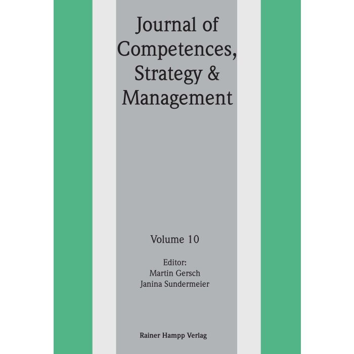 Journal of Competences, Strategy & Management
