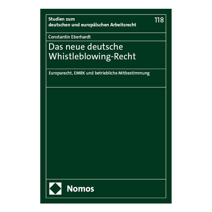 Das neue deutsche Whistleblowing-Recht