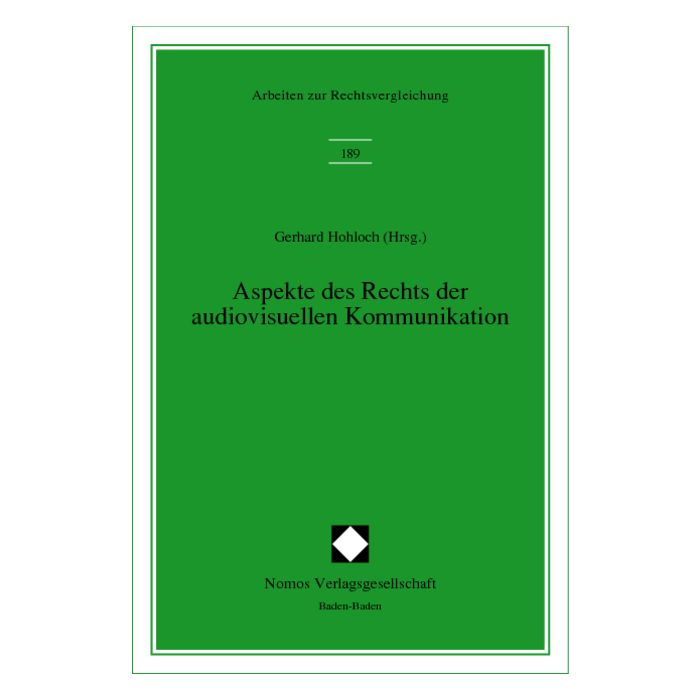 Aspekte des Rechts der audiovisuellen Kommunikation