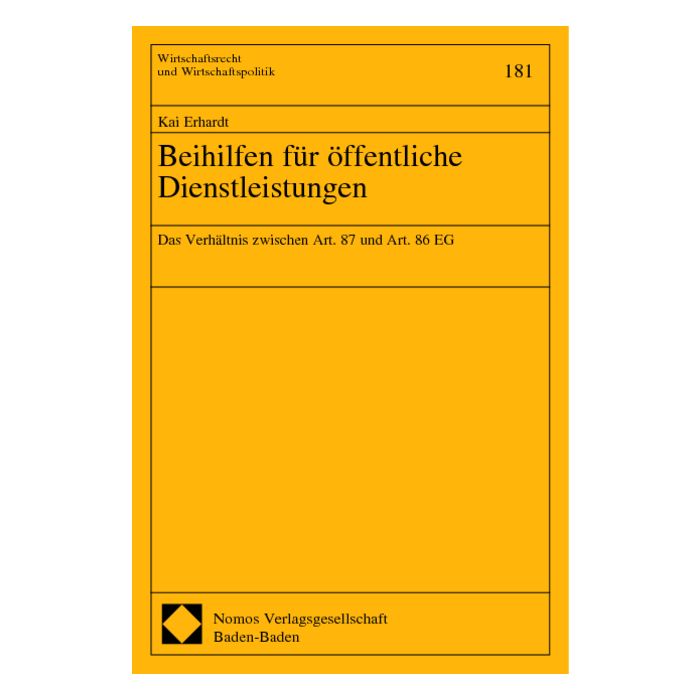 Beihilfen für öffentliche Dienstleistungen