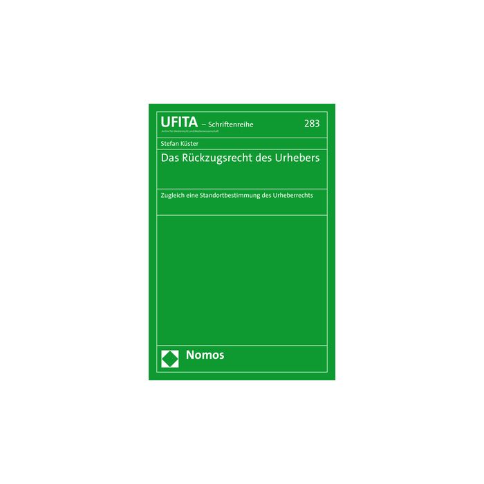 Das Rückzugsrecht des Urhebers