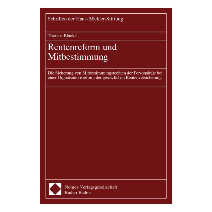 Rentenreform und Mitbestimmung