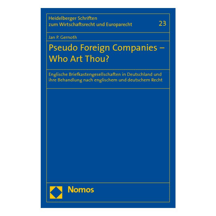 Pseudo Foreign Companies - Who Art Thou?