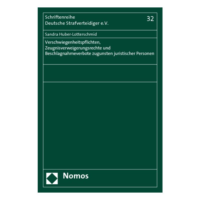 Verschwiegenheitspflichten, Zeugnisverweigerungsrechte und Beschlagnahmeverbote zugunsten juristischer Personen