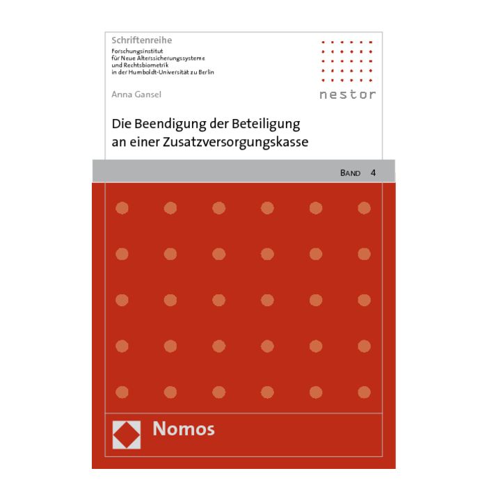 Die Beendigung der Beteiligung an einer Zusatzversorgungskasse