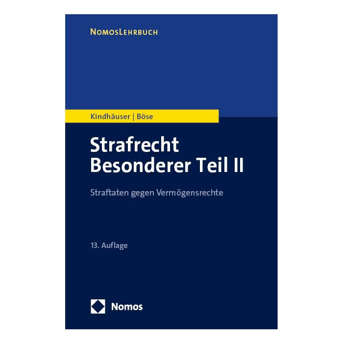 Strafrecht Besonderer Teil II