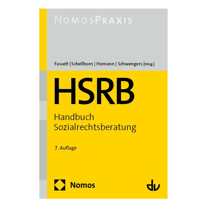 HSRB – Handbuch Sozialrechtsberatung HSRB – Handbuch Sozialrechtsberatung