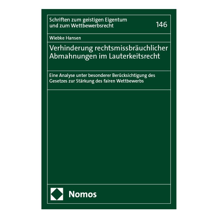 Verhinderung rechtsmissbräuchlicher Abmahnungen im Lauterkeitsrecht