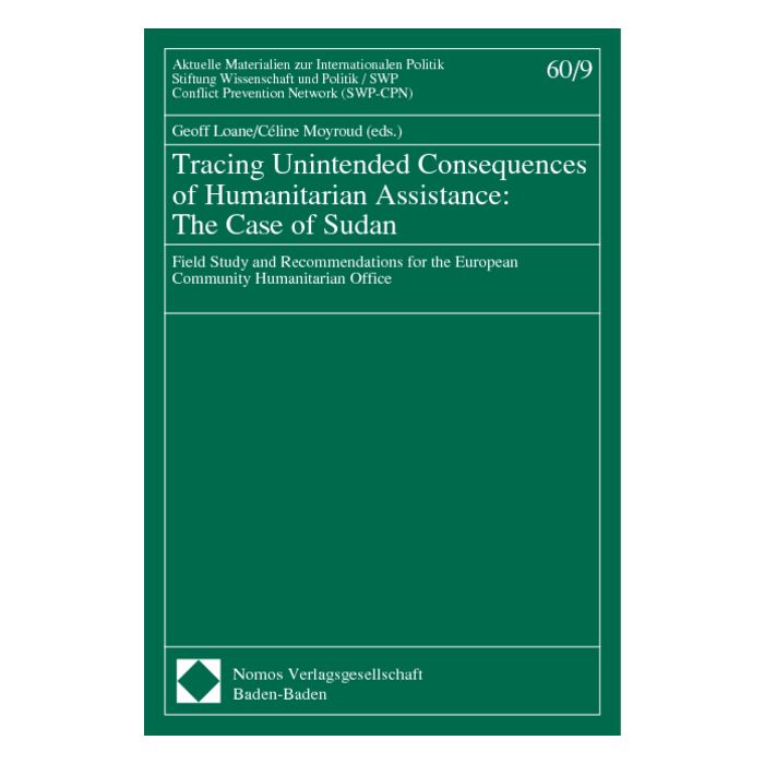 Tracing Unintended Consequences of Humanitarian Assistance: The Case of Sudan