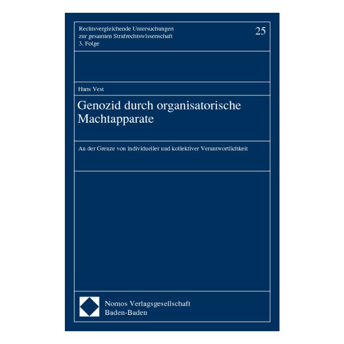 Genozid durch organisatorische Machtapparate