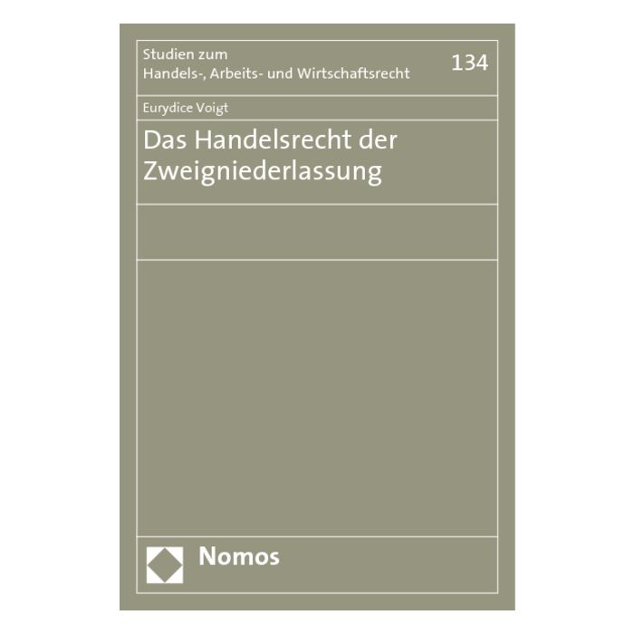 Das Handelsrecht der Zweigniederlassung