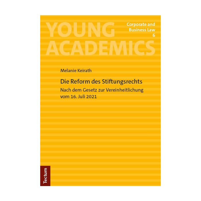 Die Reform des Stiftungsrechts