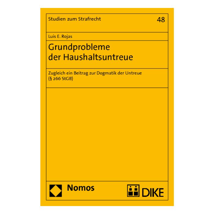 Grundprobleme der Haushaltsuntreue