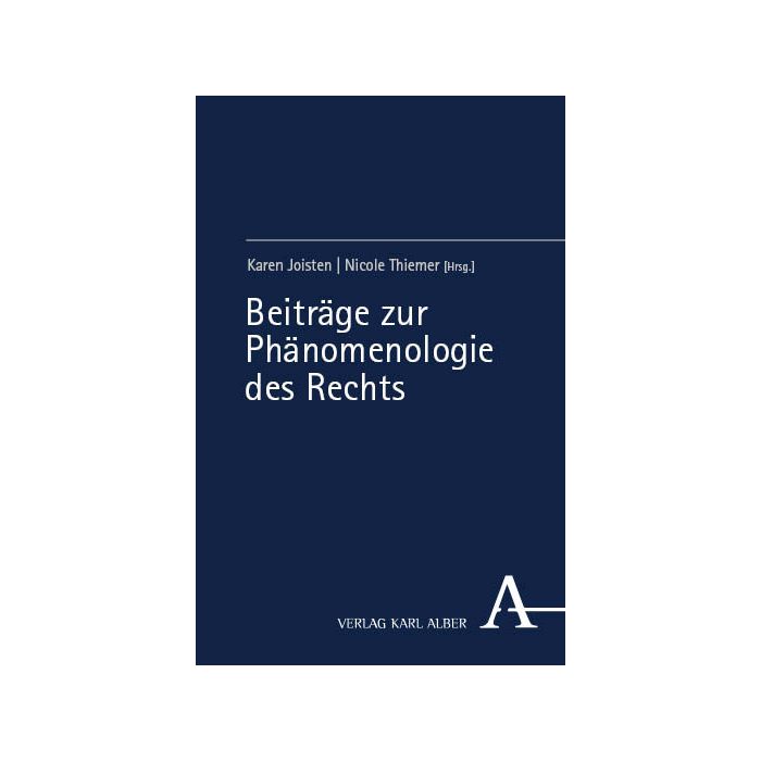 Beiträge zur Phänomenologie des Rechts