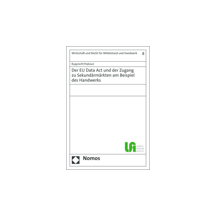 Der EU Data Act und der Zugang zu Sekundärmärkten am Beispiel des Handwerks