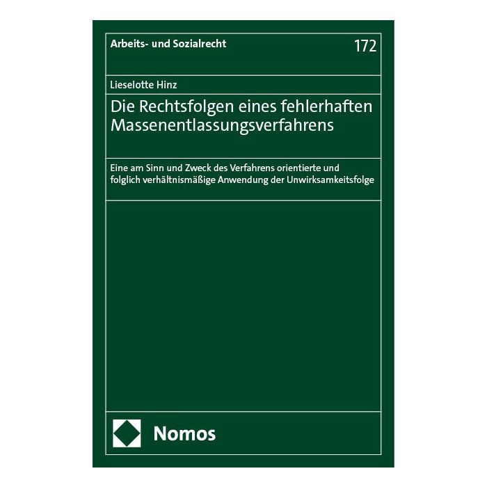 Die Rechtsfolgen eines fehlerhaften Massenentlassungsverfahrens