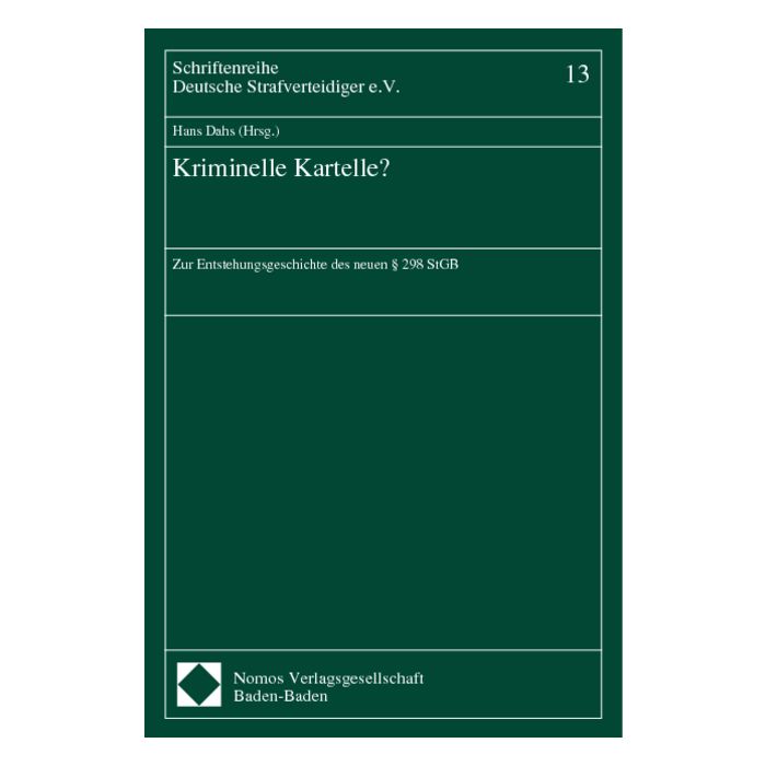Kriminelle Kartelle?