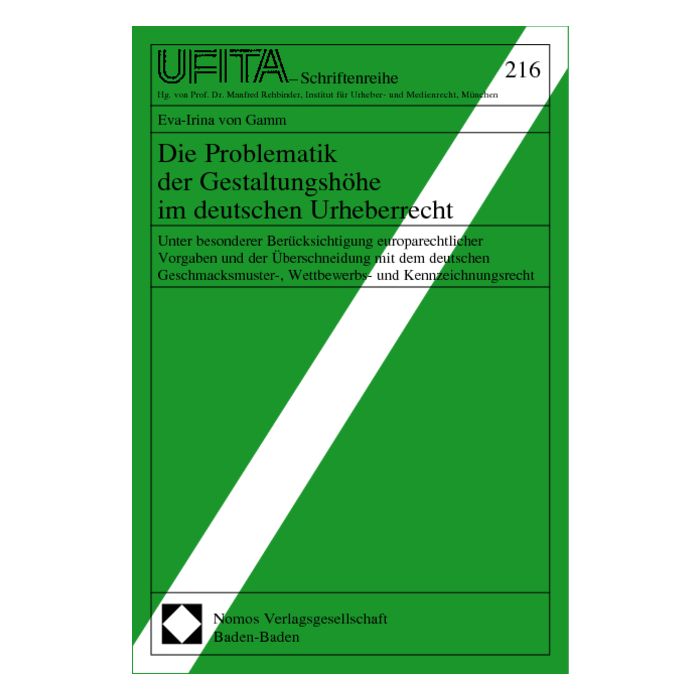 Die Problematik der Gestaltungshöhe im deutschen Urheberrecht