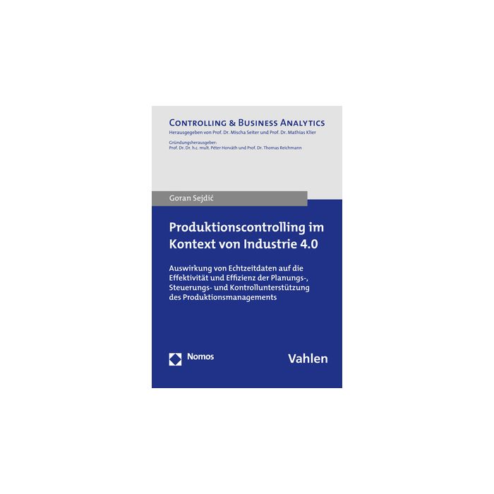 Produktionscontrolling im Kontext von Industrie 4.0