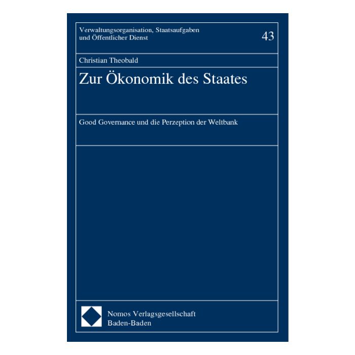 Zur Ökonomik des Staates