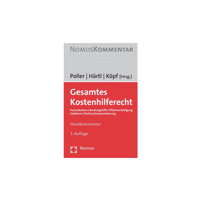 Gesamtes Kostenhilferecht