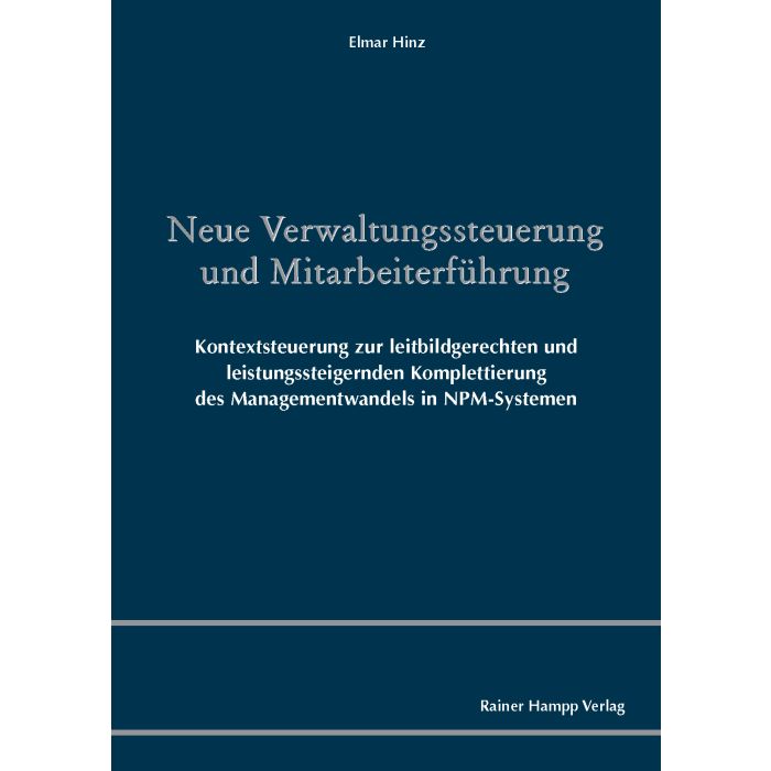 Neue Verwaltungssteuerung und Mitarbeiterführung
