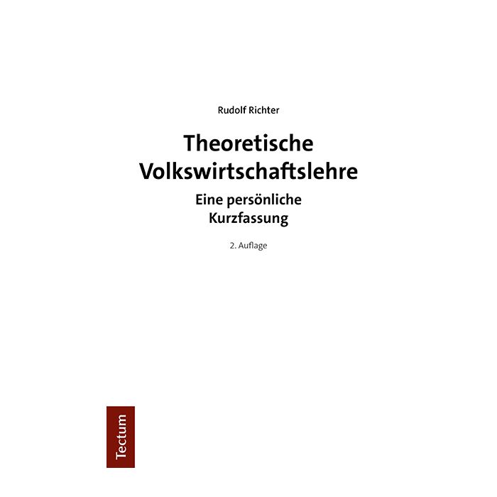 Theoretische Volkswirtschaftslehre