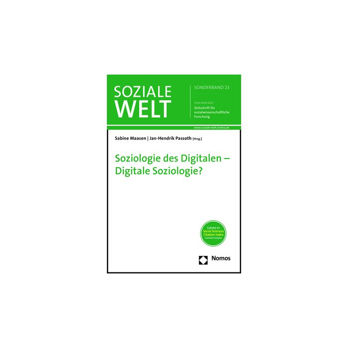 Soziologie des Digitalen - Digitale Soziologie?