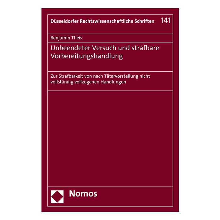 Unbeendeter Versuch und strafbare Vorbereitungshandlung