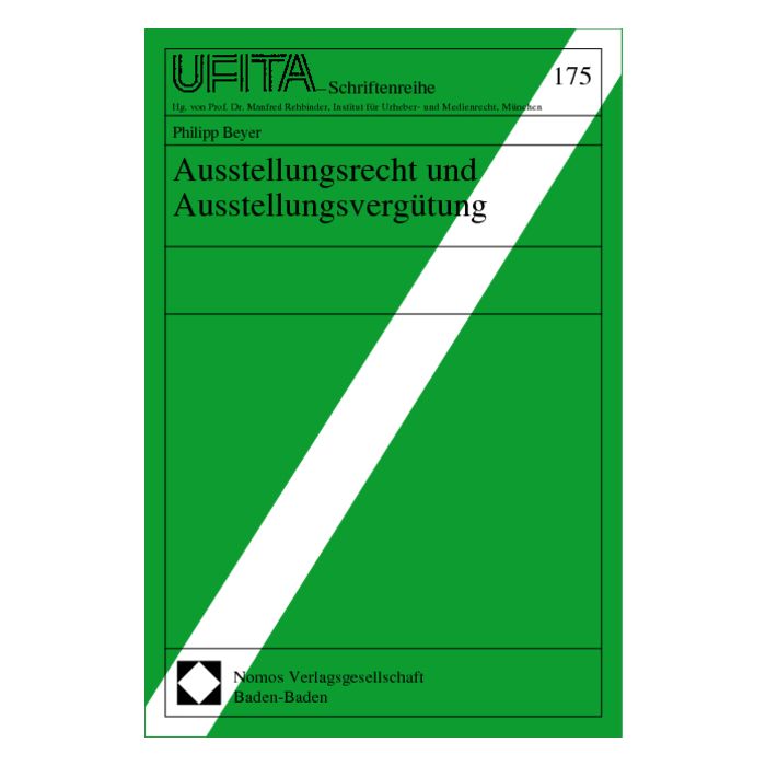 Ausstellungsrecht und Ausstellungsvergütung