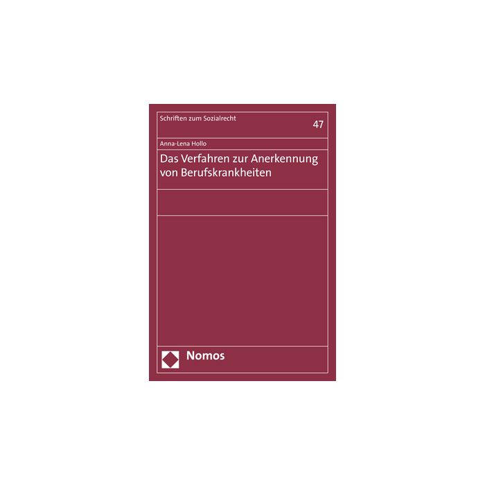 Das Verfahren zur Anerkennung von Berufskrankheiten