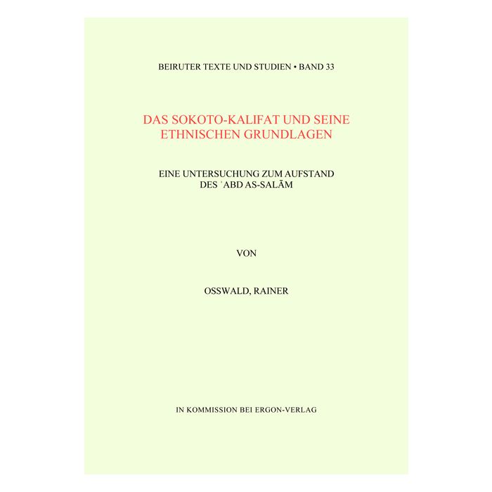 Das Sokoto-Kalifat und seine ethnischen Grundlagen