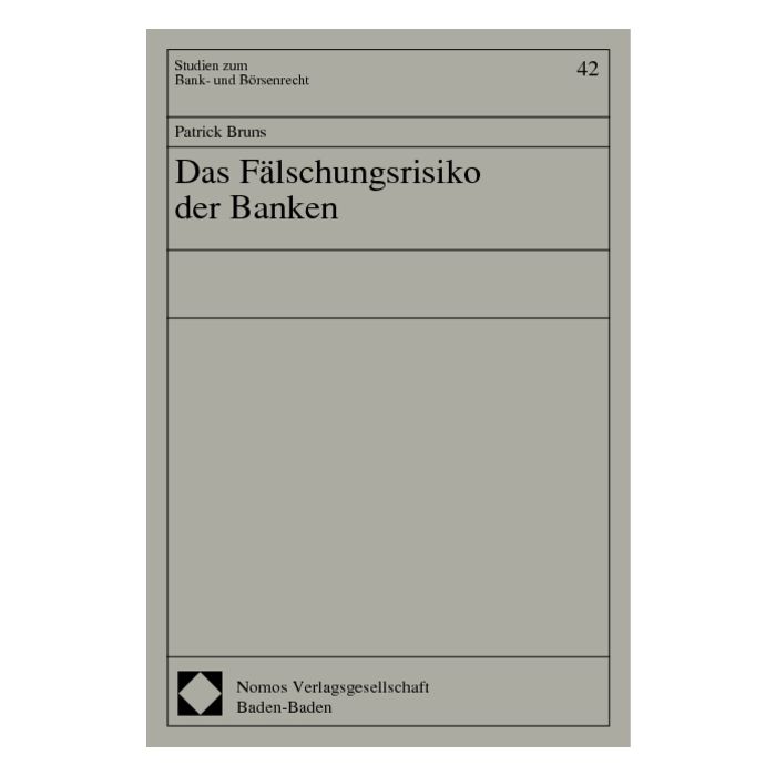 Das Fälschungsrisiko der Banken