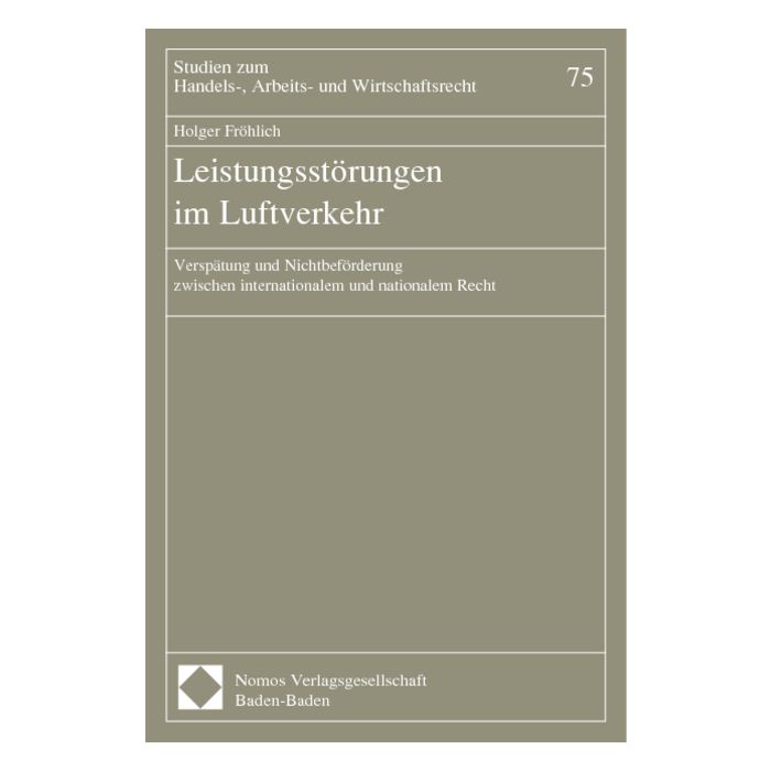 Leistungsstörungen im Luftverkehr