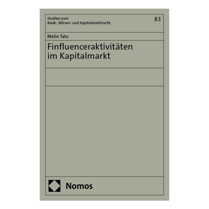 Finfluenceraktivitäten im Kapitalmarkt