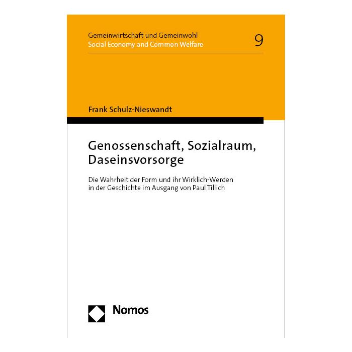 Genossenschaft, Sozialraum, Daseinsvorsorge