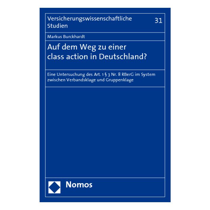 Auf dem Weg zu einer class action in Deutschland ?